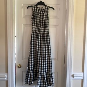 X s long sleeveless dress. Cotton.